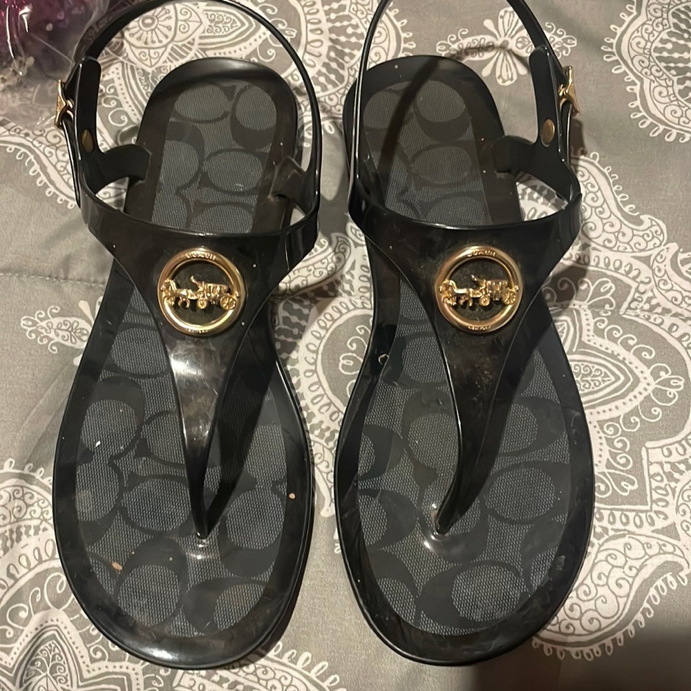 Coach flip flops